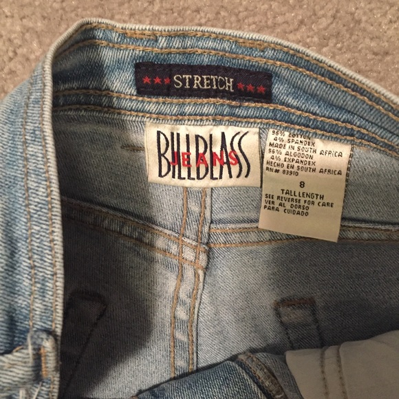 Vintage Bill Blass high waisted light wash jeans - Picture 6 of 8